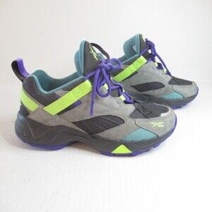 Reebok Aztrek 96 Adventure EG8891 True Grey Ultima Purple Shoes Size 4.5Y